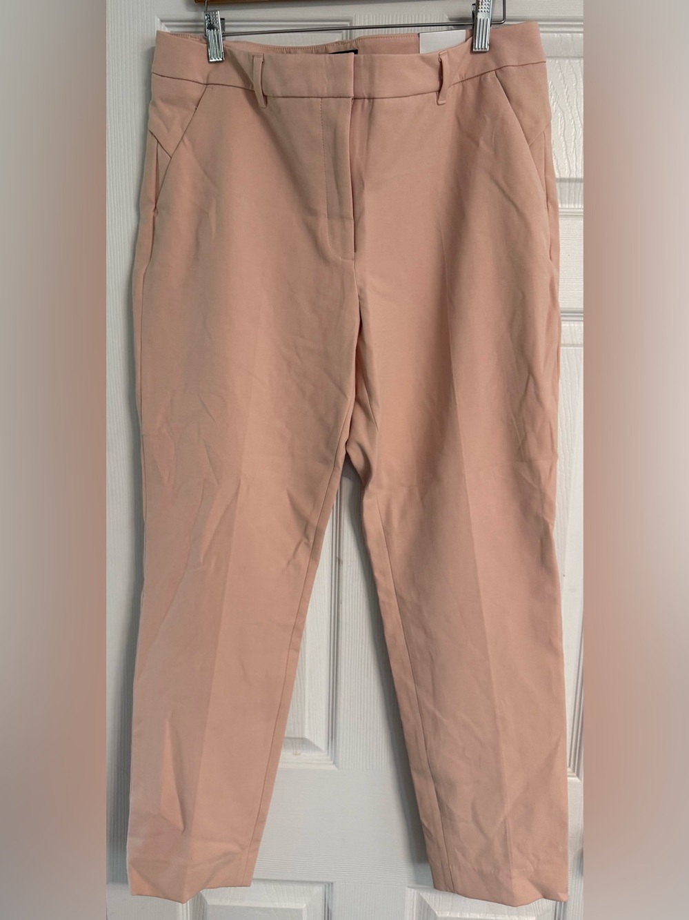 White House Black Market Slim Ankle Pant in Blush